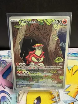 Pokemon TCG: Turtonator 146/142 - SV07: Stellar Crown (SCR) Illustration Rare NM - Image 2