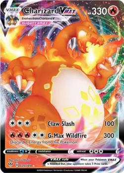 Charizard VMAX - 020/189 - Pokemon Darkness Ablaze Sword & Shield Rare Card NM - Image 1