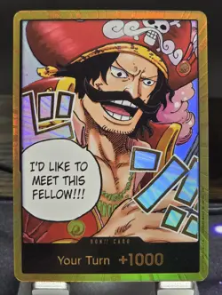 One Piece - DON!! Card (Gold Alternate Art) OP13 / Carrying On His Will - Image 1