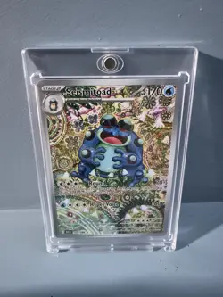 Pokemon TCG Seismitoad 105/086 Illustration Rare Black Bolt NM Condition - Image 1