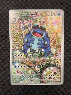 Pokemon TCG - Seismitoad - 105/086 Black Bolt - Illustration Rare - Image 1
