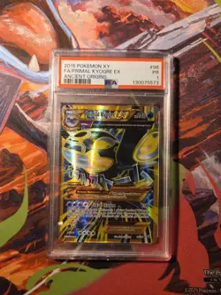 PSA 1 PR 2015 Pokemon XY Ancient Origins Full Art Primal Kyogre EX 96/98 Holo WW - Image 1