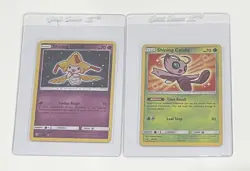 Pokemon TCG Shining Celebi SM79 Shining Jirachi 42/73 Shiny Holo Rare, LP-MP - Image 1