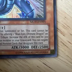 Blue-Eyes Shining Dragon MOV-EN001 Yu-Gi-Oh! The Dark Side of Dimensions... - Image 5