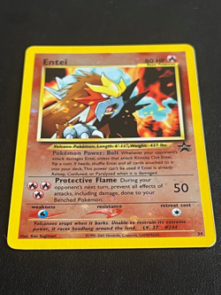 Entei 34 Black Star Promo Pokemon Card - Reverse Holo NM - Image 2