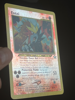 Entei 34 Black Star Promo Pokemon Card - Reverse Holo NM - Image 4