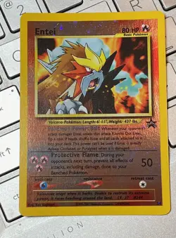 x1 Pokemon Entei 34 Reverse Holo Promo Wizards Black Star / m/nm condition card - Image 1