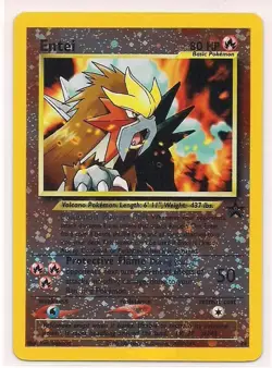 x1 Pokemon Entei 34 Reverse Holo Promo Wizards Black Star / m/nm condition card - Image 2