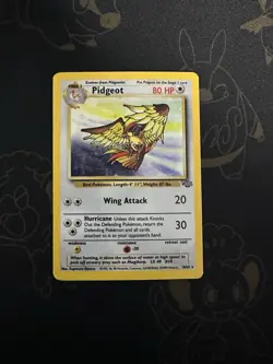 Pokemon Pidgeot Holo Card 08/64 Jungle Unlimited Edition - Image 1