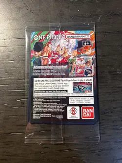 One Piece Monkey D. Luffy US Voyage College Basketball Promo Card Gonzaga SEALED - Image 2