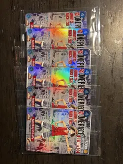 One Piece Monkey D. Luffy US Voyage College Basketball Promo Card Gonzaga SEALED - Image 3