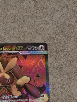 [ NM ] Mega Lopunny EX 115/094 Phantasmal Flames Holo Pokemon Card - Image 3