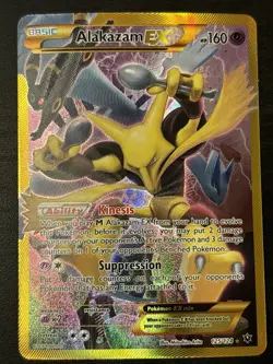 Alakazam EX 125/124 XY Fates Collide 2016 Secret Holo Rare Pokemon Card NM - Image 1