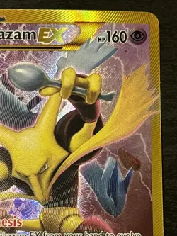 Alakazam EX 125/124 XY Fates Collide 2016 Secret Holo Rare Pokemon Card NM - Image 3