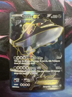 Steelix EX 108/114 Holo Pokemon Card Full Art Ultra Rare, Near Mint (NM) - Image 1