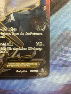 Steelix EX 108/114 Holo Pokemon Card Full Art Ultra Rare, Near Mint (NM) - Image 4