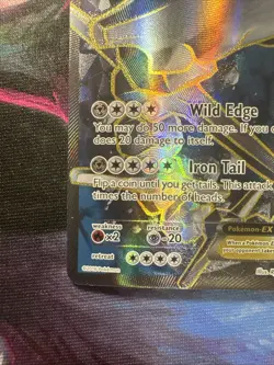 Steelix EX 108/114 Holo Pokemon Card Full Art Ultra Rare, Near Mint (NM) - Image 5