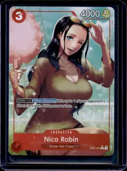 One Piece Card Game Starter Deck EX Nico Robin Character Alt Art #ST21-010 - Image 1