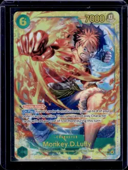 One Piece Card Game Carrying On His Will Monkey.D.Luffy SEC #OP13-118 - Image 1