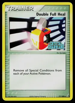 Pokemon Card - Double Full Heal Crystal Guardians 77/100 Reverse Holo Stamped - Image 1