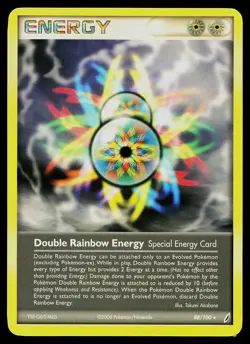 Pokemon Card - Double Rainbow Energy Crystal Guardians 88/100 Rare Non-Holo - Image 1
