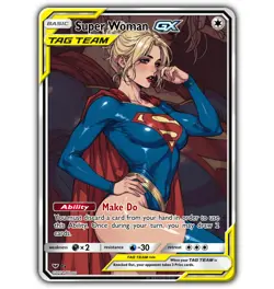 Beautiful Waifu Card - Goddess ACG Custom DIY Fan Art Card - Image 1