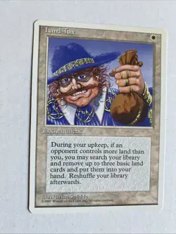 MTG Land Tax 4th Edition LP - Image 3