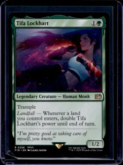 2025 Magic MTG Final Fantasy Tifa Lockhart #0206 - Image 1