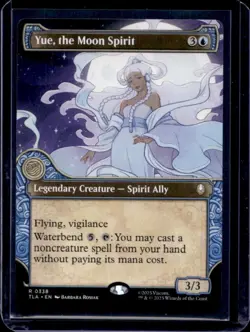 Magic The Gathering MTG The Last Airbender Yue, the Moon Spirit Borderless #338 - Image 1