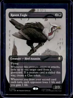 Magic The Gathering MTG The Last Airbender Raven Eagle Borderless Foil #324 - Image 1