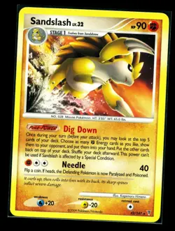 Pokemon Supreme Victors Rare Card - Sandslash 42/147 NM - Image 1