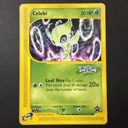 Vintage Wizards Black Star Movie Promo Celebi #50 Pokemon 4 Ever - 2002 NM - Image 1
