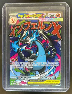 2025 Pokemon Black Star Promos Mega Charizard X ex #023 - Image 1