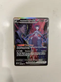 Pokemon Destined Rivals Team Rockets Mewtwo Ex 231/182 Sir - Image 1