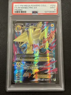 Pokemon PSA 9 M Manectric EX FA 2017 24a/119 Mega Powers Collection English - Image 1