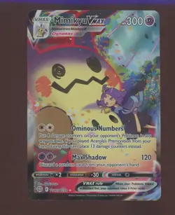 2022 Pokemon Brilliant Stars Trainer Gallery Ultra Rare #TG17/TG30 Mimikyu VMAX - Image 1