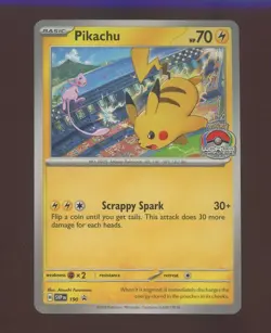 2024 Pokemon SV Black Star Promo World Championships #190 Pikachu - Image 1