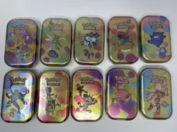 Pokemon TCG Scarlet & Violet 151 Mini Tin Display - 10 Tins (20 Packs) - Image 2