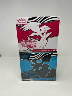 Pokemon Black Bolt and White Flare ETB Elite Trainer Box Factory Sealed Set Of 2 - Image 1