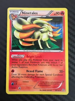 Pokemon TCG Ninetales Holo Dragons Exalted 19/124 MP - Image 1