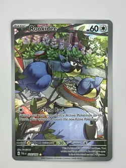 Pokemon Rookidee 225/193 Sv02: Paldea Evolved Holo Illustration Rare IR - Image 1