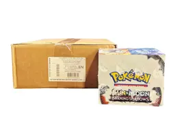Pokemon Sun and Moon 3 Burning Shadows Theme Deck 6 Display Case #IFJ - Image 1