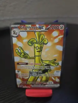 Pokemon TCG Gholdengo ex - 231/182 Paradox Rift Full Art Ultra Rare - NM/MINT - Image 1