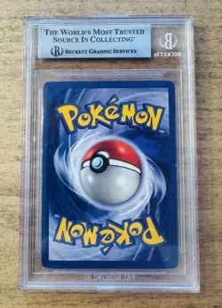 1999 Pokemon Base Set 1st Edition 2/102 Blastoise Holo Beckett 7 BGS Thin Stamp - Image 2