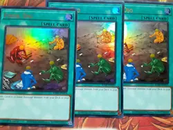 Yugioh Fossil Dig X3 Ultra Rare RA01-EN053 1st NM Playset - Image 1