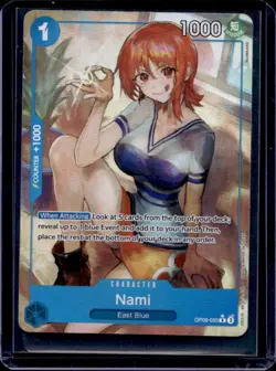 2024 One Piece Emperors in the New World Nami VAR #OP09-050b - Image 1