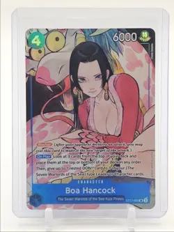 BOA HANCOCK 2025 ONE PIECE ILLUSTRATION BOX PROMO SUPER RARE #ST17-004 Q2029 - Image 1