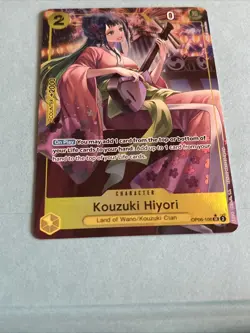Kouzuki Hiyori Alternate Art - One Piece Wings of the Captain - SR ALT OP06-106 - Image 2