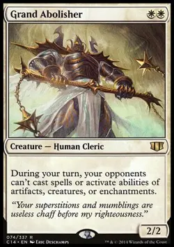 Magic the Gathering MTG Grand Abolisher (74) Commander 2014 LP - Image 1
