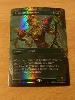 Bramble Sovereign Borderless FOIL Commander Legends: Battle for Baldur's Gate NM - Image 1